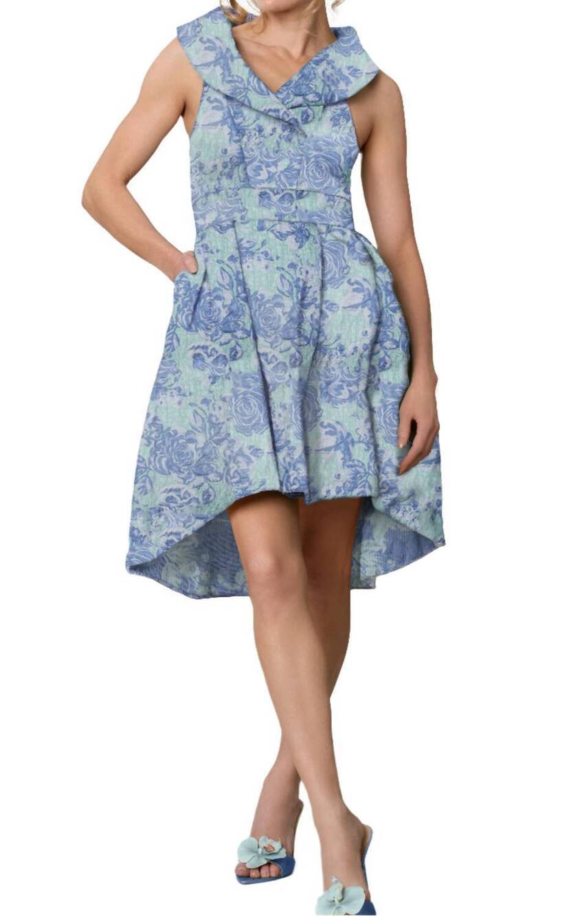 NEW NATANYA FRIEDKA madison modern glamour dress in lake